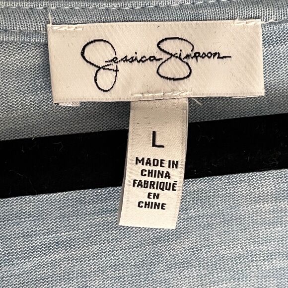 Lot of 3 Womens SZ L Blouse Tops DR2 Jessica Simpson Riders Lee Everyday Casual - Picture 7 of 16